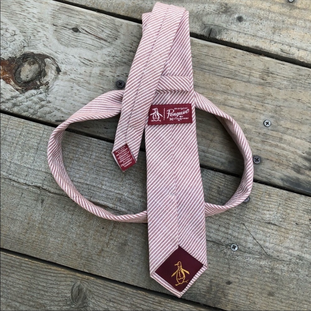 Penguin Striped Tie